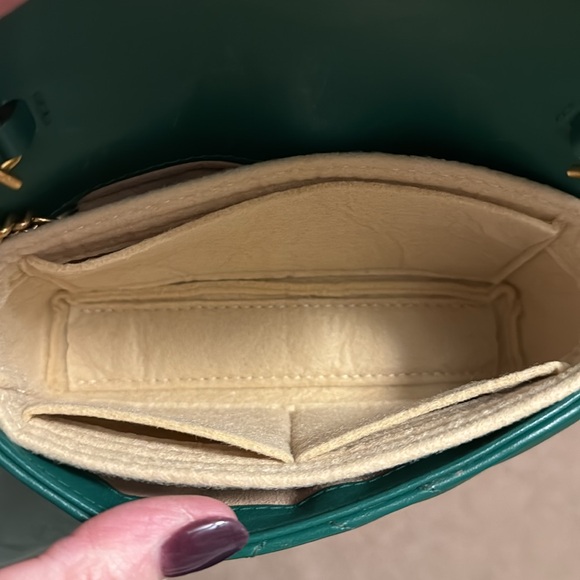 Gucci Green Super Mini Marmont Crossbody Full Set Authentic FINAL PRICE - Picture 15 of 15